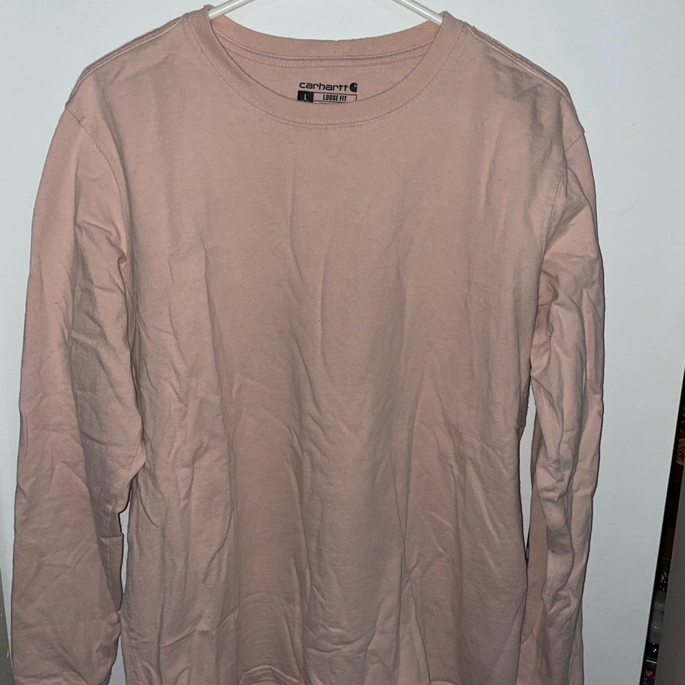 Carhartt Soft Pink Long Sleeve Tee